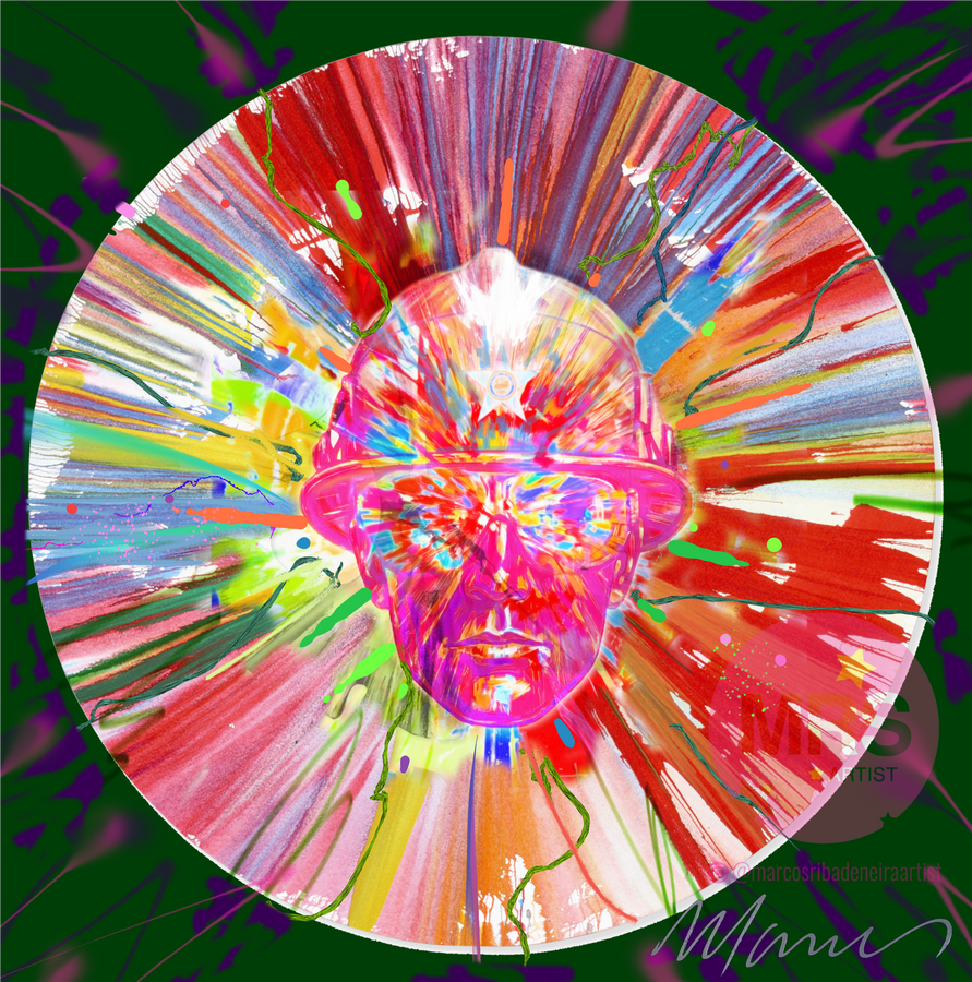 Fine Art Print mixed media · Marcos Ribadeneira · MRS Artist · Houston